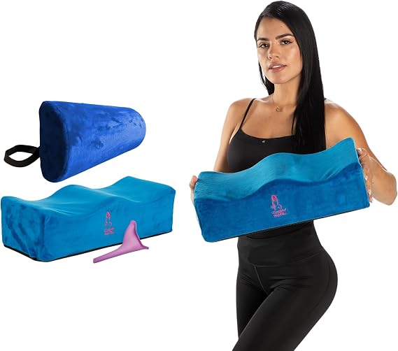 BBL Pillow After Surgery with Detachable Back Support Pillow, BBL Post Surgery Supplies and Lumbar Pillow