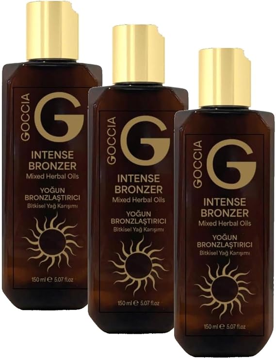 Goccia Yoğun Bronzlaştırıcı Yağ – Yazın Göz Alıcı Parlaklığı, Cildinizde Işıldasın (3 paketi)
