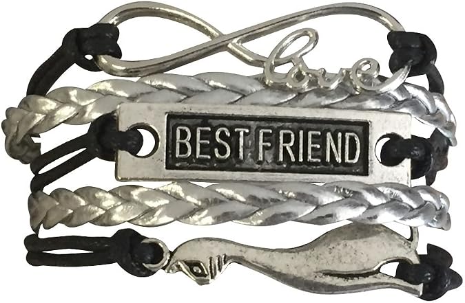 Infinity Collection Cat Bracelet Jewelry, Cat Mom Gift, Best Friend Engraved Cat Pendant, Pet Bracelet, Cat Lover Gifts for Women,Best Gift for Kitty Lover