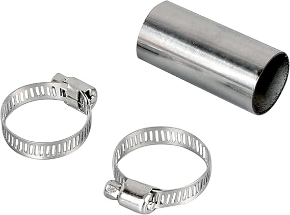 1 Set Heater Exhaust Pipe Connector Air Diesel Parking Heater,24mm Stainless Steel Gas Vent Hose With Clamps For Webasto Diesel Heater