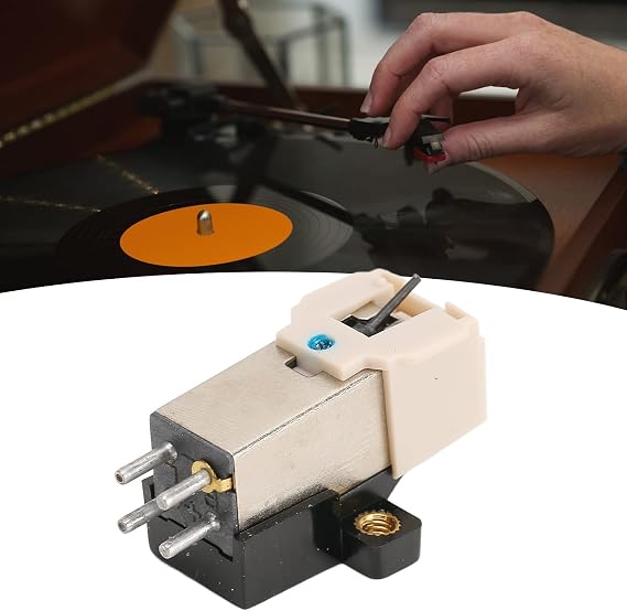 Magnetic Cartridge, Record Player Needle,High Magnetic Cartridge Replacement,Stereo Record Player Needle, Moving Magnet Turntable Cartridge Replacement Magnetic Cartridge for Record Player