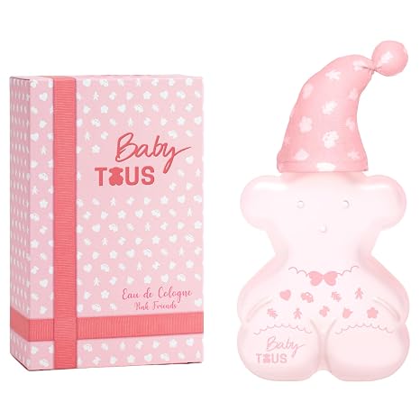 TOUS Baby Cologne for Boys and Girls. Fresh, Powdery Perfume, Gentle Scent for Babies & Toddlers. Ideal Baby Gift, 3.4 Fl Oz
