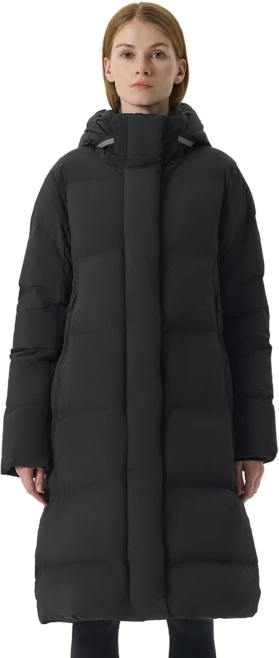 Fitouch Summit Breeze Women's Lightweight Down Puffer | 750+ PF Winter Long Jacket | Soft Warmest Coat