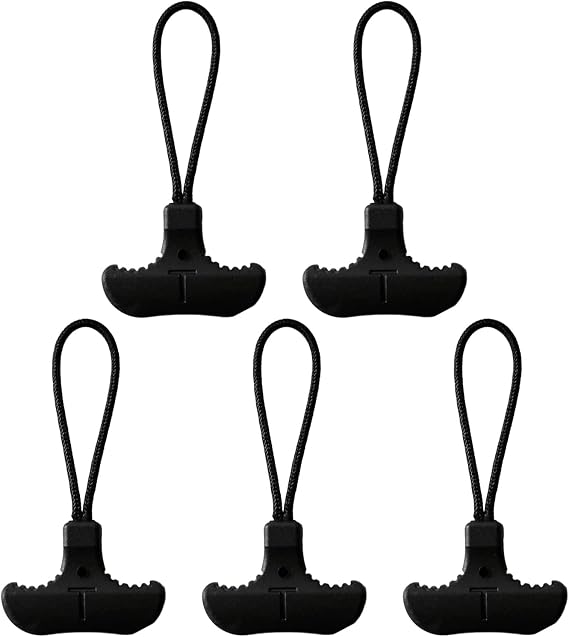 Zipper Pull Zipper Extender Replacement Luggage Paracord Zipper Pull T Shape Large Size Tab Extension Cord Fixer