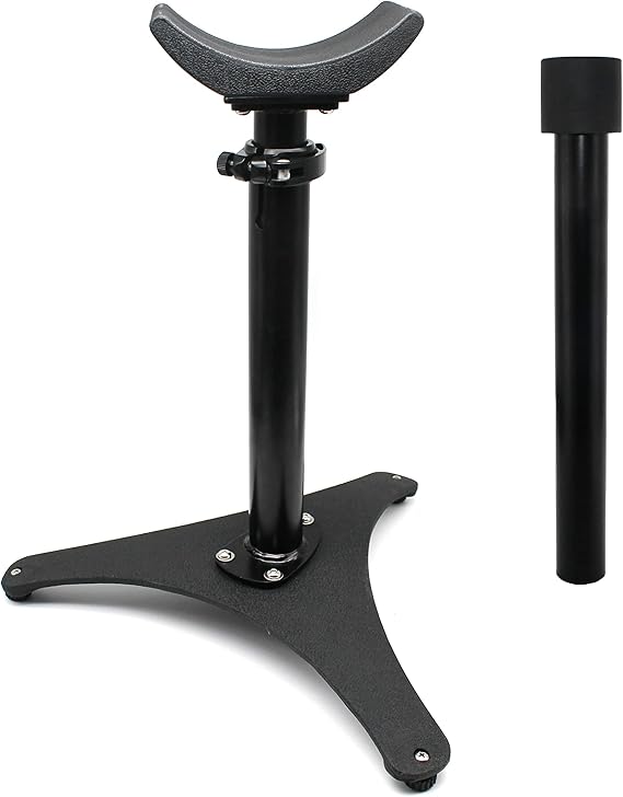 Metal Hoof Stand with Adjustable Height Hoof Jack Farrier Stand Horse Hoof Stand,Black