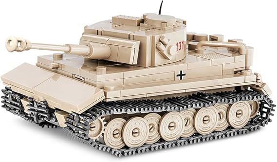 COBI Historical Collection Panzer VI Tiger 131" Tank Building Set, 340 Pieces