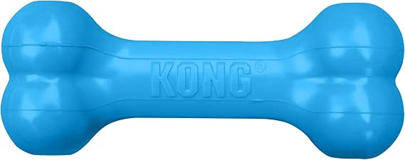 KONG Puppy Goodie Bone, Natural Rubber Chew, for Small Puppies, Blue