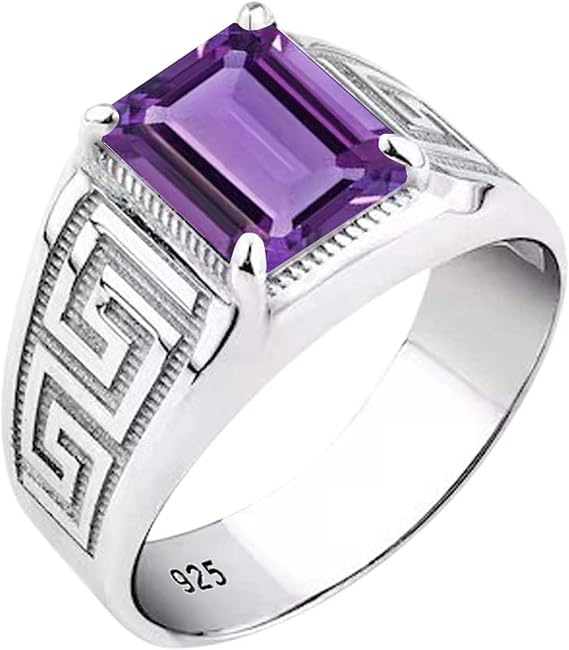 925 Sterling Silver Ring Birthstone Ring For Men Multicolor Gemstone Ring Best Gift For Him Handmade Statement Ring