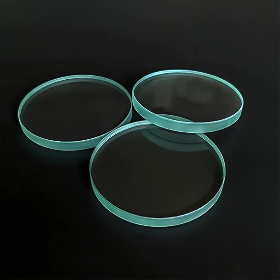 1pcs High-Temperature Resistant Tempered Sight Glass for Boiler Pipeline -50C to 550C, 10MPa Pressure(5mm 25mm)