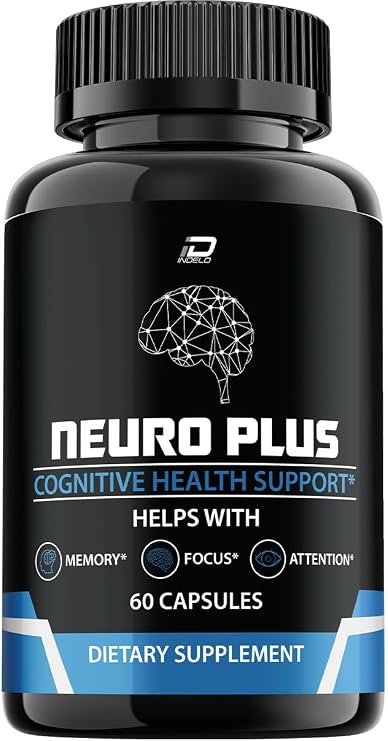 Neuro Plus Brain Supplement, NeuroPlus for Memory Formula, Nero Plus PQQ to Reduce The Negative Effects of Brain Fog, Neuro+ Cognitive Function, Nuero Plus Reviews (1 Pack - 60 Capsules)