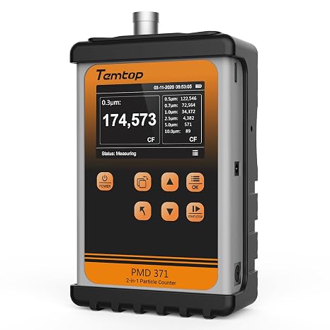 Temtop Professional Particle Counter & Environmental Monitoring Analyzer