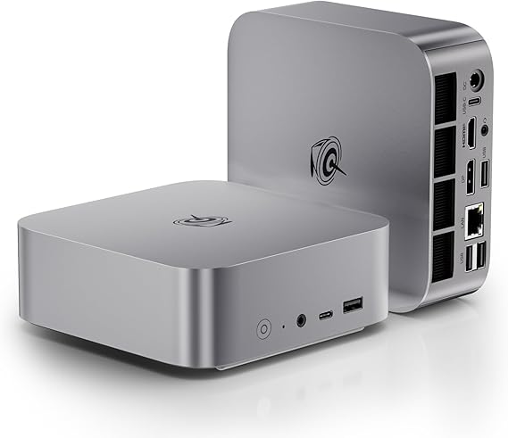 Beelink SER8 Mini PC, AMD Ryzen 7 8745HS(8C/16T, up to 4.9GHz), 16GB DDR5 500GB PCIe4.0 SSD, Desktop Computer 4K@240Hz Triple Display HDMI 2.1+DP2.1+USB4, WiFi 6, BT5.2, 2.5G LAN