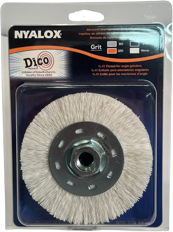 Dico Nyalox Brush, 4.5", White (7200087)