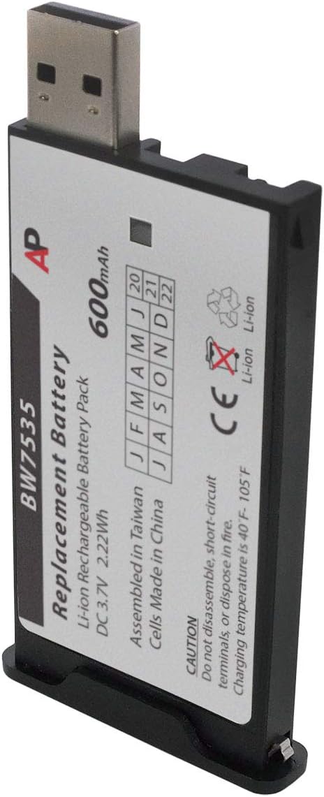 Artisan Power Battery Replacement for Poly RealPresence Remote Control | Lithium-Ion Rechargeable | USB Charge | Best for Series 300, 310, 500, 700, HDX | Replaces Part Number BW7535