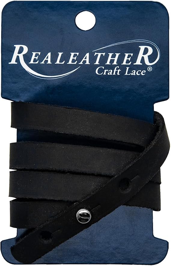 Realeather Leather Wrap Bracelet, Black,