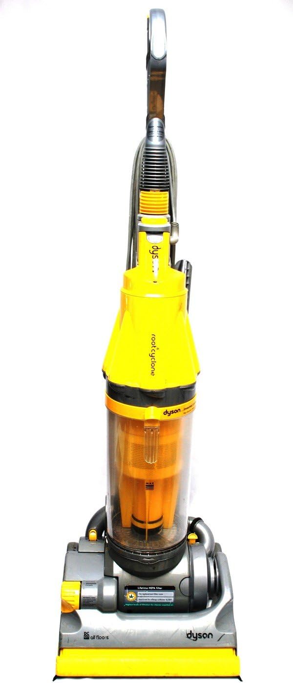 Dyson DC07 Origin Silver Yellow Upright Vacuum Cleaner