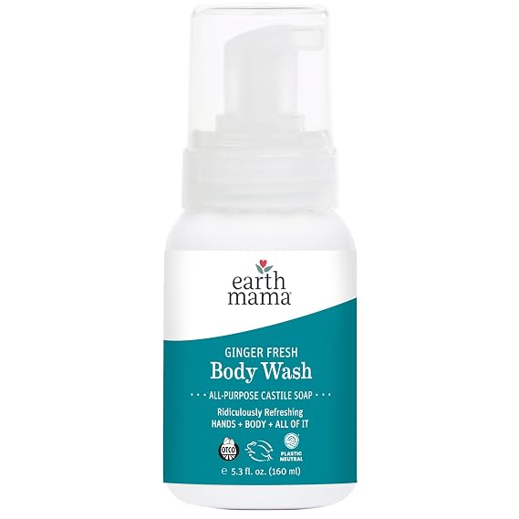 Earth Mama - Ginger Fresh Foaming Hand Soap & Body Wash - 5.3 fl oz
