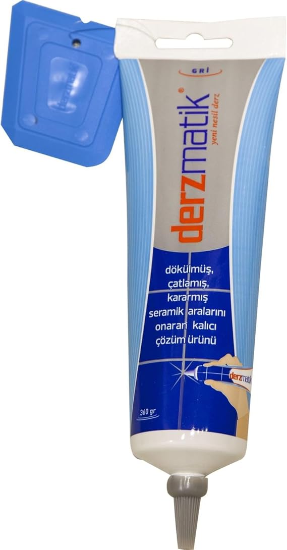 Derzmatik Hazır Derz Dolgu Tüp, 360 Gr, Gri