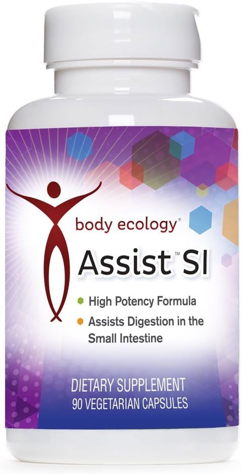 Body Ecology Assist SI | Small Intestine Digestion Enzymes | Non-GMO Immune Aid | 90 Vegetarian Count