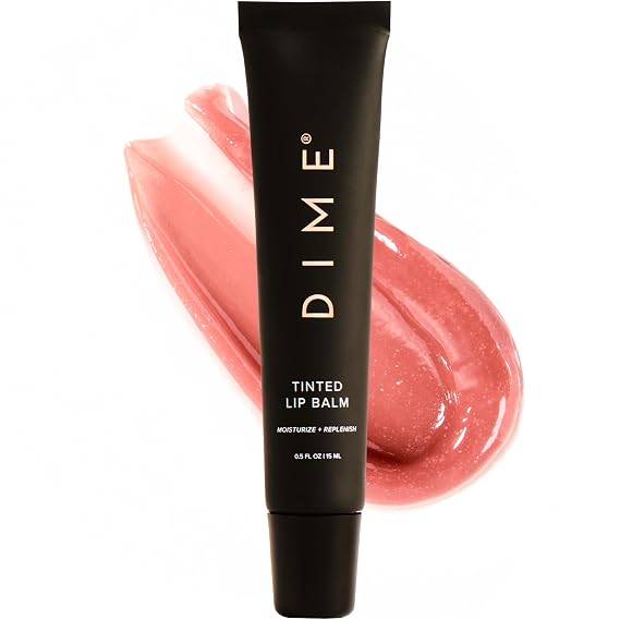 DIME Beauty Tinted Lip Balm Desert Rose - Sheer Pink, 0.5 oz