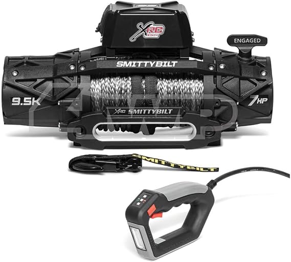 Smittybilt XRC Gen 3 9,500lb Comp Winch with Synthetic Rope - SB98695