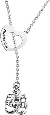 Lywjyb Birdgot Theater Actress Gift Theater Girl Necklace Theatre Jewelry