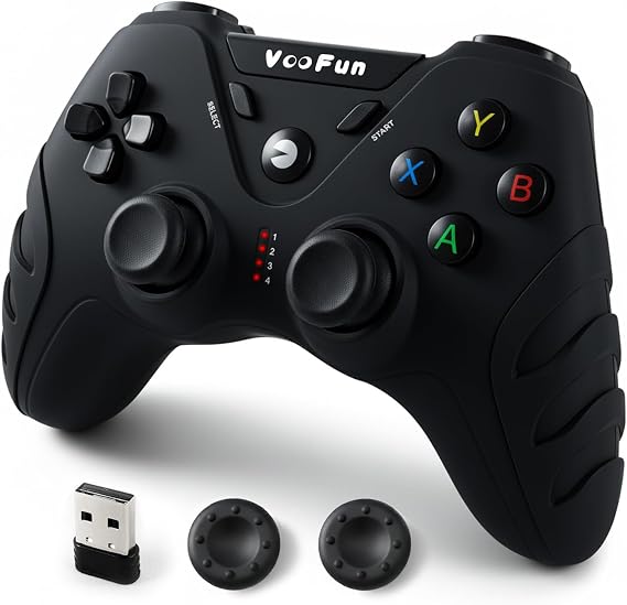 PC Controller 2.4G Wireless for PC/PS3/Steam/Android TV with Hall Joysticks