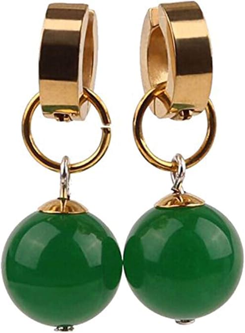 Dragon Ball Z Son Goku Zamasu Kai Potara Earring Accessories Pendent Green (One Pair)