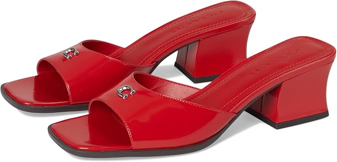 Coach Women's Sculpted C Block Heel Sandals