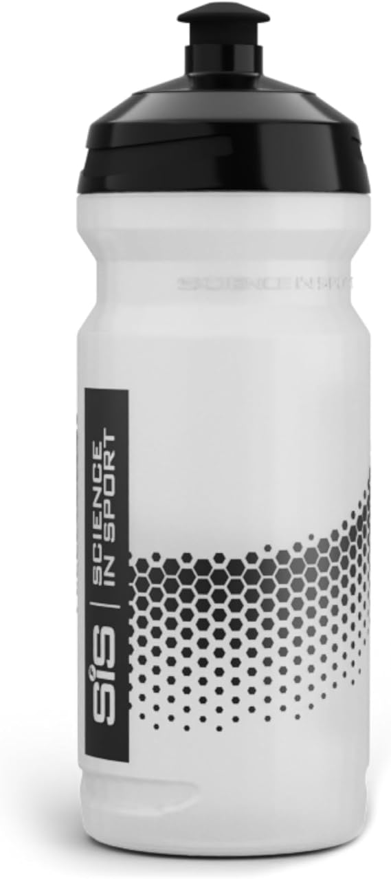 Science in Sport Sports Bottle, Transparent, 600ml | BPA-Free Leakproof, Ergonomic Design, Reusable Training Bottle