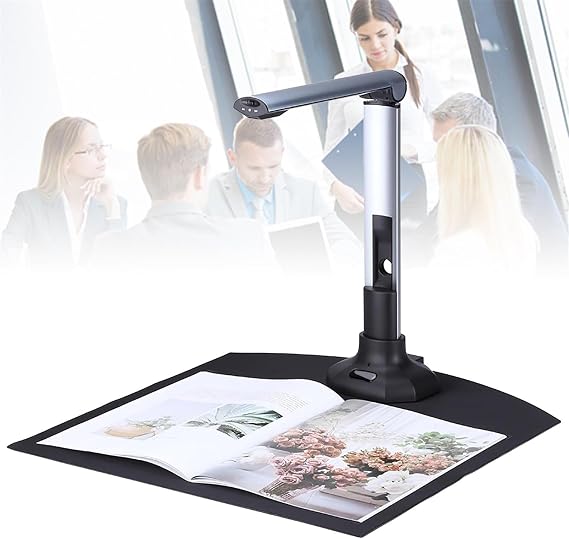 A3 Document Camera Scanner, Portable Large Format Book Scanner, Image Camera Scanner for Remote Class, Office, Education