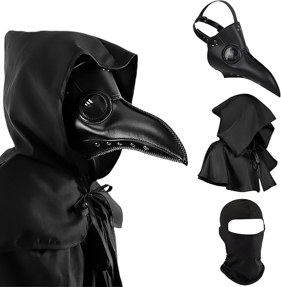 Halloween Plague Doctor Mask, Plague Doctor Costume, Scary Halloween Mask