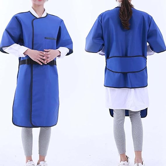 Lead Apron X Ray Lead Apron 0.35mm Pb 0.5mm Pb Shield Radiation Resistant Lead Apron For Radiology And CT Dental Lead Vest Shield for Hospitals Labs Nursing Adult Unisex,0.5mm Pb,110x60cm [Energy Class A]