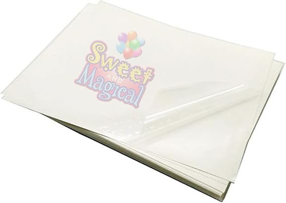 Chocolate Transfer Sheets - Pack of 25 Unprinted Sheets (8.5" X 11")