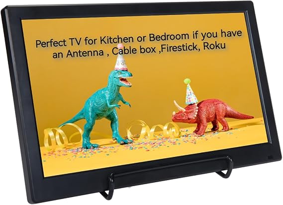 11.6 inch Small Mini Monitor IPS 1920x1080P Screen Portable PC Extended Monitor HDMI Screen Extender with HDMI VGA AV USB BNC Coaxial Port ; Build in Dual Speakers,Remote
