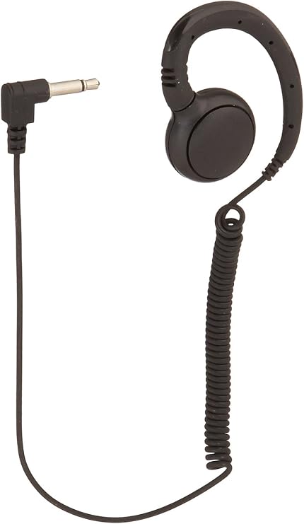 PRYME Pro Grade EH-GH89SC Swivel 3.5mm Earhook Listen Only Earpiece