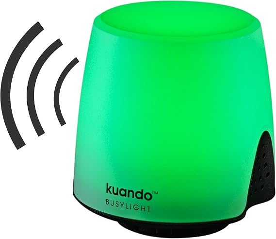 Kuando Busylight UC Omega (15410) - Presence Light and Ringer - Busy Light for The Office - Free Busylight Software for Most UC Platforms and Softphones