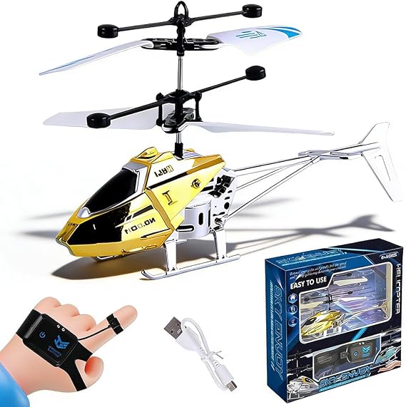 Remote Control Helicopter, RC Helicopters Toy Mini RC Helicopter Remote Control Flying Toy Controlled Aircraft Indoor Airplane Toys Mini Helicopters Models Gifts for Birthday-B