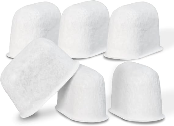 Activated Carbon Water Filter Replacement for KitchenAid Espresso Machine KES6551 Series - Premium 6-Pack Charcoal Water Filters Replacement Part