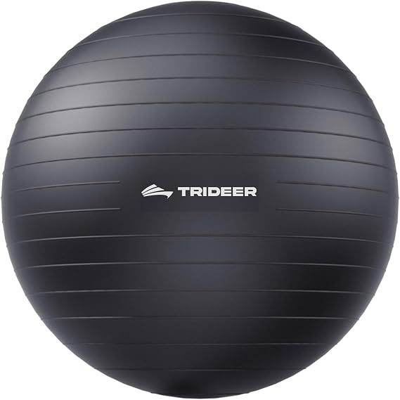 Trideer Yoga Ball for Exercise, Pregnancy, Exercise Ball, Pump Included