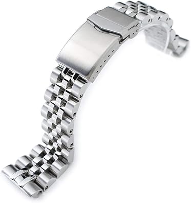 MiLTAT 22mm Watch Band for Seiko Turtle SRP773 SRP775 SRP777 SRPA21, Angus-J Screw-Link