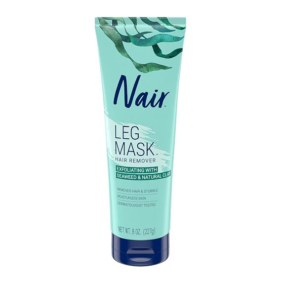 Nair Hair Remover Seaweed Leg Mask, Depilatory, 8 Oz Bottle
