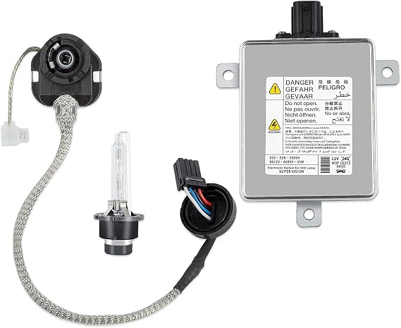 RANSOTO W3T19371 Xenon HID Headlight Ballast Compatible with Acura TL TSX ZDX MDX RDX ILX Honda Accord Odyssey Mazda 3 5 CX-5 Mitsubishi Lancer with Igniter D2S Bulb Replaces W3T16271 W3T15671