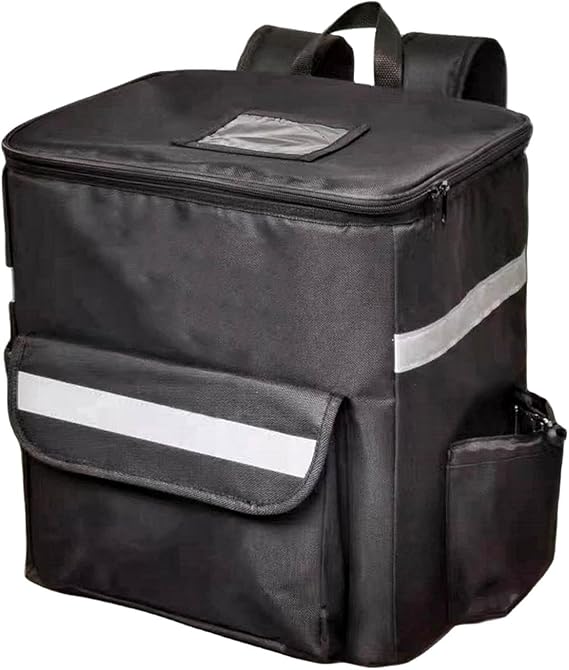 Insulated Food Delivery Backpack Waterproof Thermal Food Delivery Bag Large Pizza Bag for Home Outdoor Picnic Food Transport