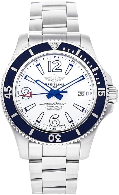 Breitling Superocean 42 Mens Watch Water Resistance to 500 Meters, A17366D81A1A1