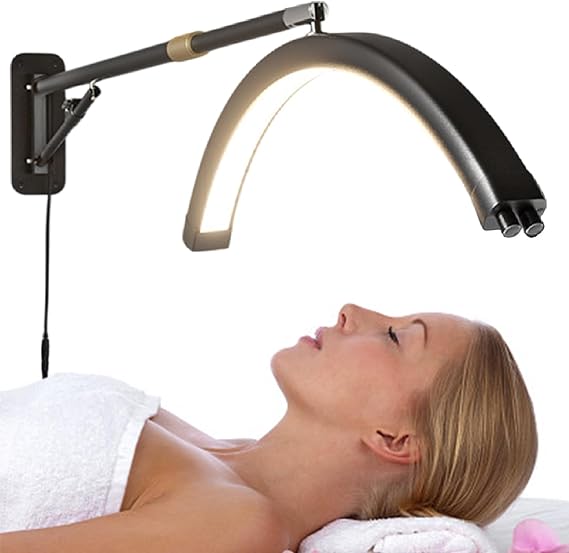 Wall Mounted Half Moon Lamp for Lash Extension, LED Lash Beauty Light Dimmable Lash Lamp, Eyebrows Tattoo, Nail Art, Hair Salon, Light