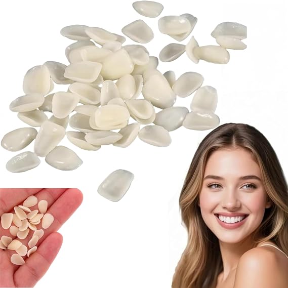 100PCS Dental Temporary Tooth,Tooth Repair Kit,Veneers Teeth,Dental Clips for Missing Teeth,Missing to-Oth Replacement Kit,T-Ooth Cap,Natural and Effective,Comfortable and Mild(for Front Te-ETH)