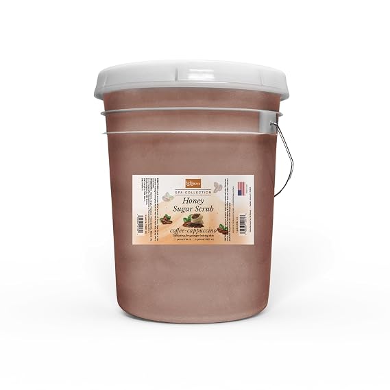 BeBeauty Coffee Cappuccino Honey Sugar Body Scrub 5 Gallon