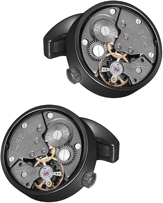 Cuff Links Mens Steampunk Movement Shape, Cufflinks for Men Mens Shirt Vintage Gears, Cufflinks for Business Wedding Gifts