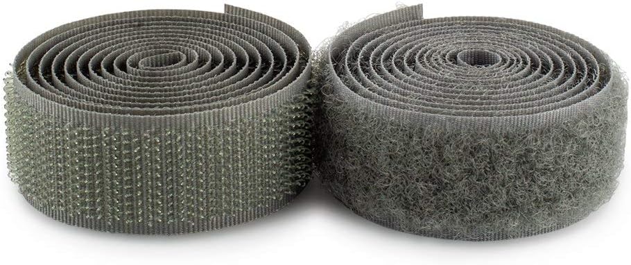 34 inch Foliage Green Hook and Loop Tape Sew on Non-Adhesive 1 Yd Length Green Nylon Hook Loop Tape Fabric Fastener Set for Military Form Bags Clothes Shoes Backpacks DIY Craft